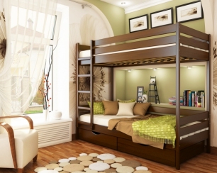 Двухъярусная кровать - лучший выбор для многодетных родителей