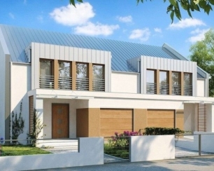 Проекты коттеджей современного образца