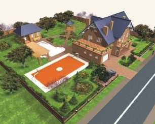 Небольшие декоративные строения на загородном участке