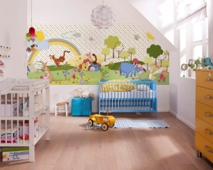 Оригинальное оформление детской комнаты