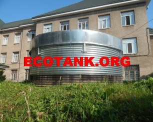 Стальной резервуар для чистой воды 50 м3 Стальной резервуар для чистой воды 50 м3