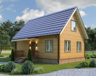 Строительство дома из клеенного бруса