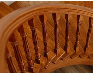 Мебель под лестницу из натурального дерева