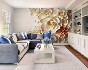 Как клеить фотообои