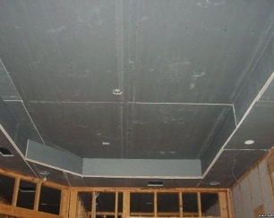 Отделка потолка гипсокартоном