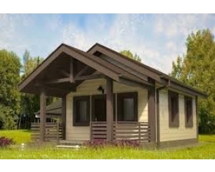 Каркасный дачный дом