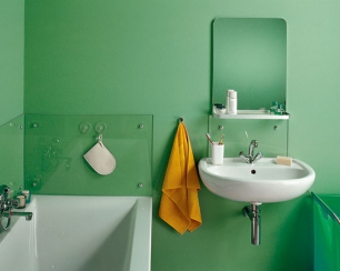 Покраска стен в ванной комнате (Часть 1)