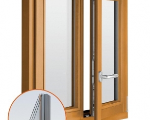 Дерево-алюминиевые евроокна